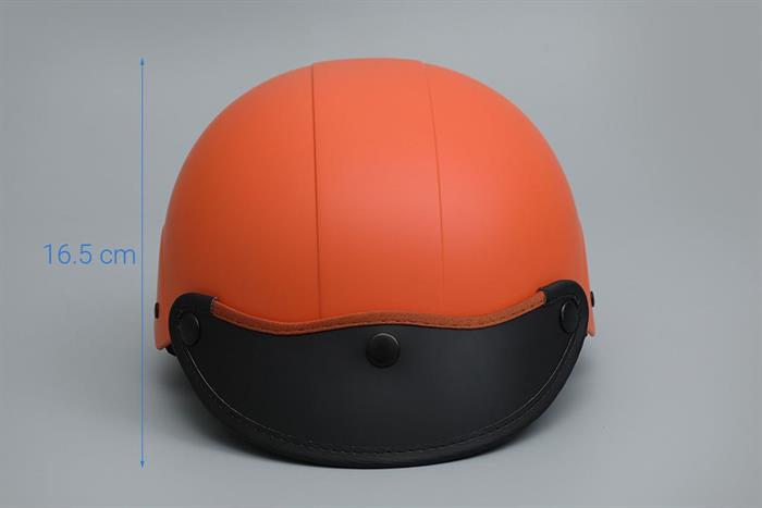 Mũ 1/2 size XL Delites ATN05 cam gạch Màu Cam