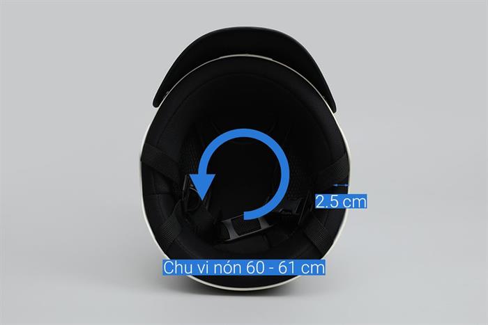 Mũ 1/2 size XL Delites ATN05 vàng sữa Màu Vàng nhạt