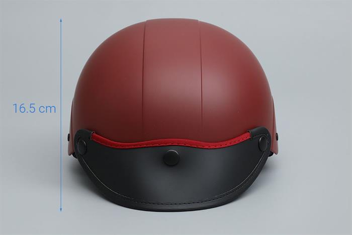 Mũ 1/2 size XL Delites ATN05 đỏ nâu Màu Đỏ đậm