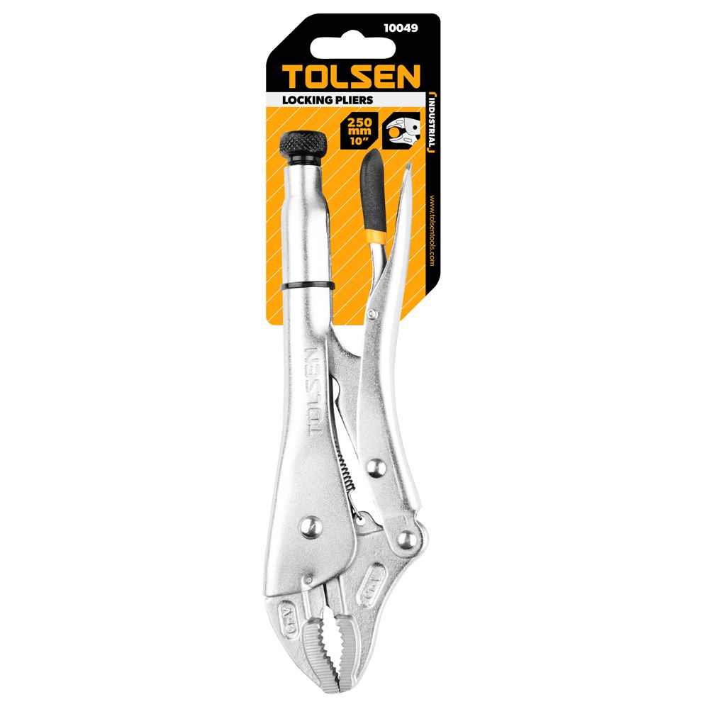 Kìm bấm miệng cong Tolsen 10049 25 cm Màu Đen - Vàng