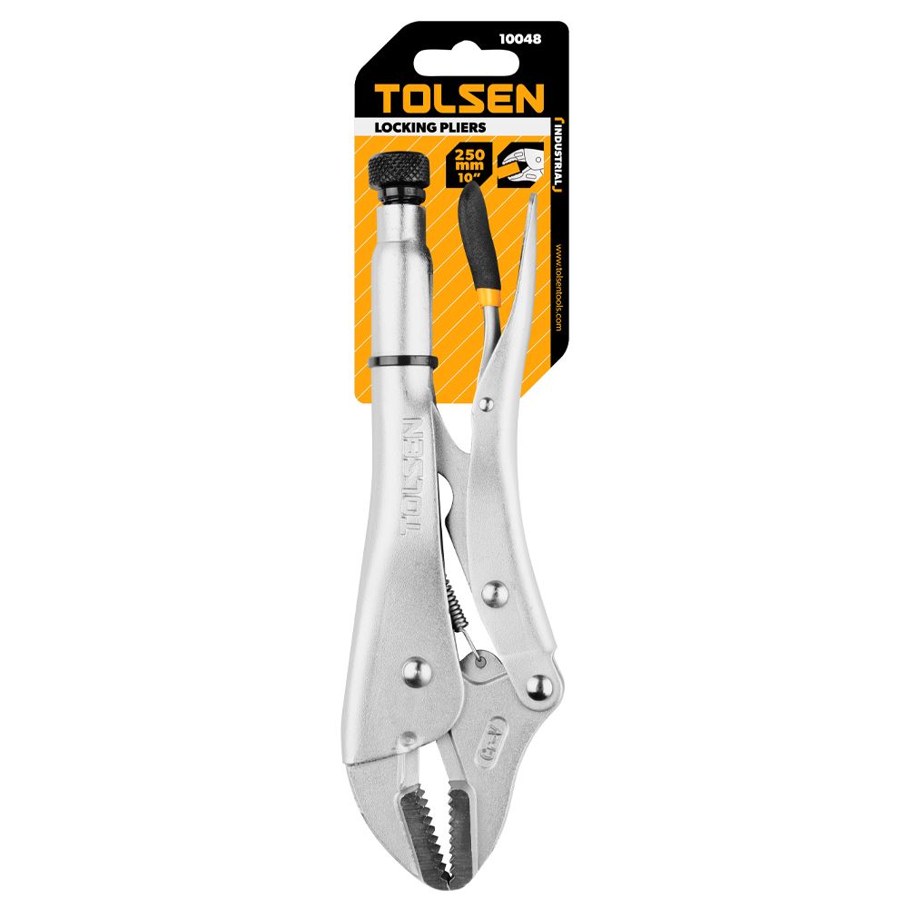 Kìm bấm miệng thẳng Tolsen 10048 25 cm Màu Đen - Vàng