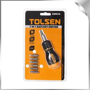 Bộ tua vít tự động 7 in 1 4 mm - PH3 Tolsen 20033