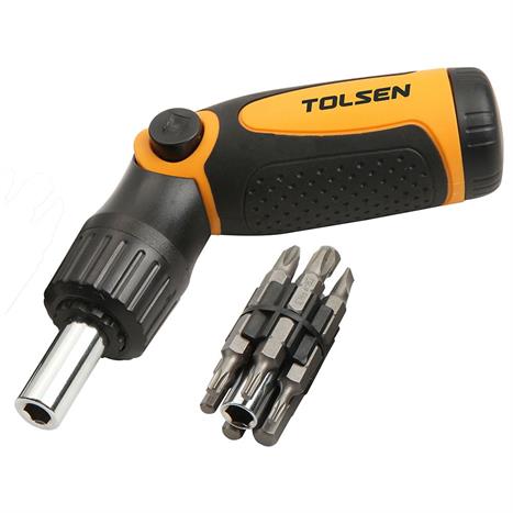 Bộ tua vít tự động 6 mm - T25 Tolsen 20040 (14 mũi)