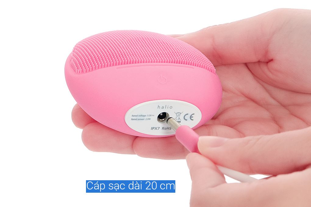 Máy rửa mặt và massage dành cho da nhạy cảm Halio Baby Pink Màu Hồng