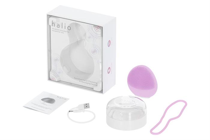 Máy rửa mặt và massage Halio Purple Rain Màu Tím