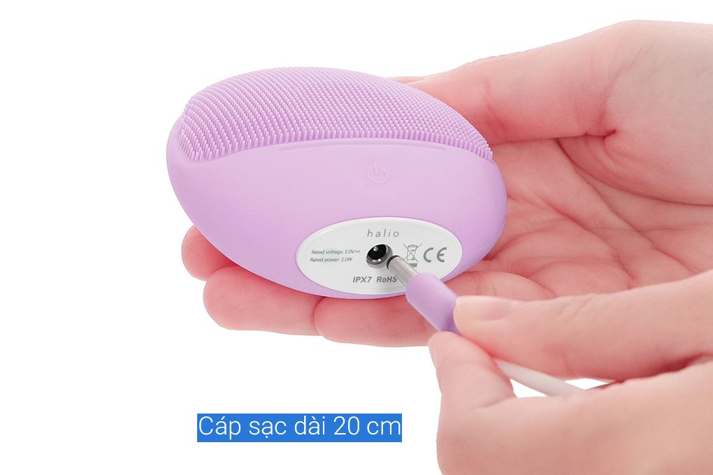 Máy rửa mặt và massage Halio Purple Rain - 8