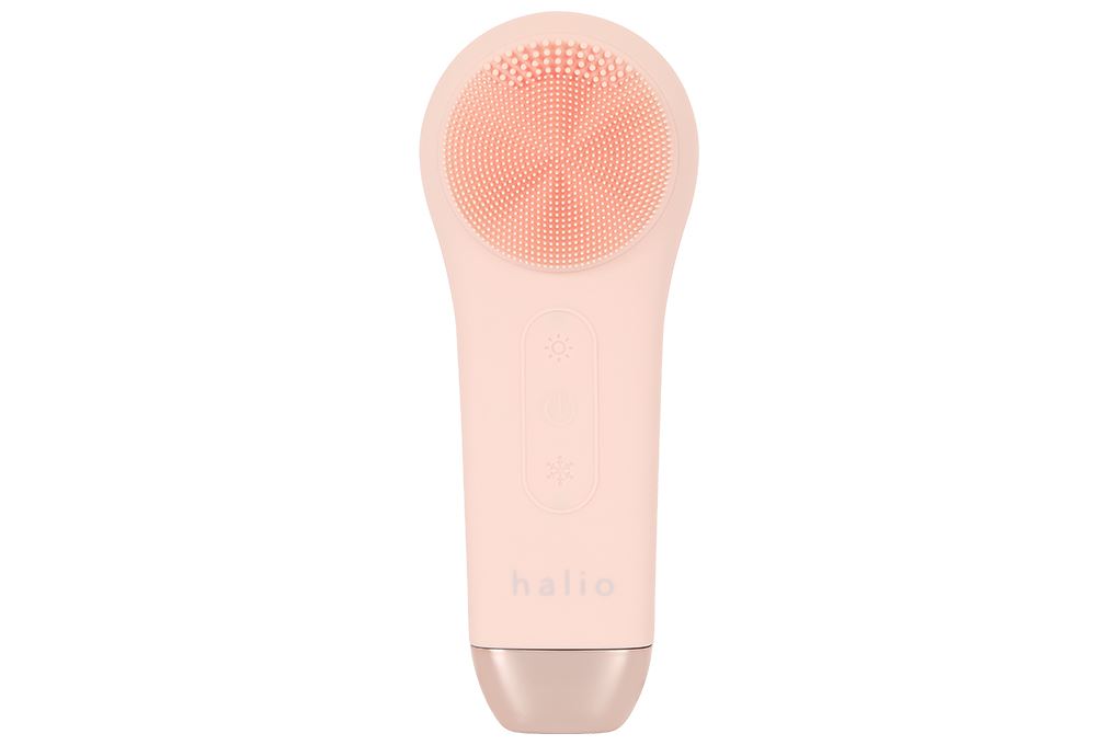 Máy rửa mặt và massage Halio 5 in 1 Peach Fuzz Màu Hồng