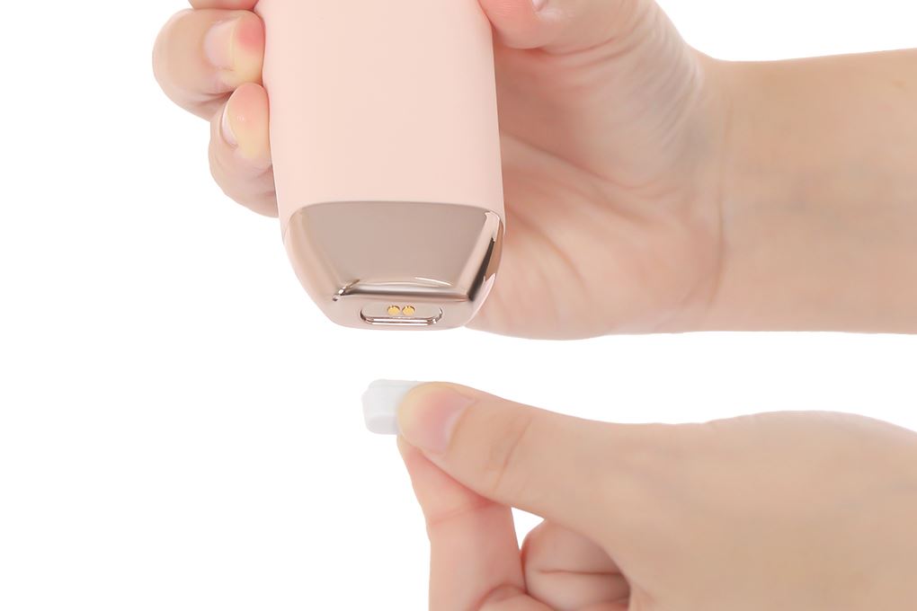 Máy rửa mặt và massage Halio 5 in 1 Peach Fuzz Màu Hồng
