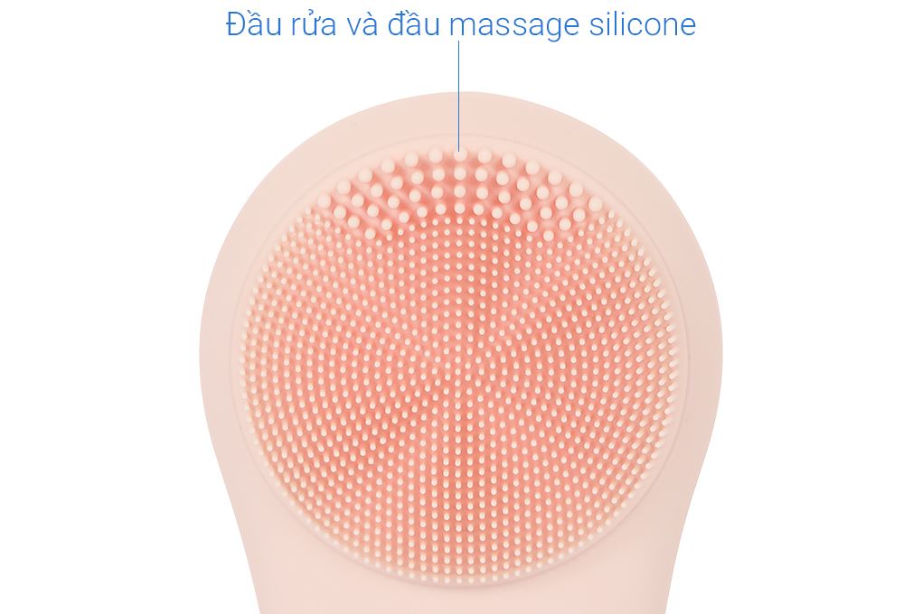 Máy rửa mặt và massage Halio 5 in 1 Peach Fuzz Màu Hồng