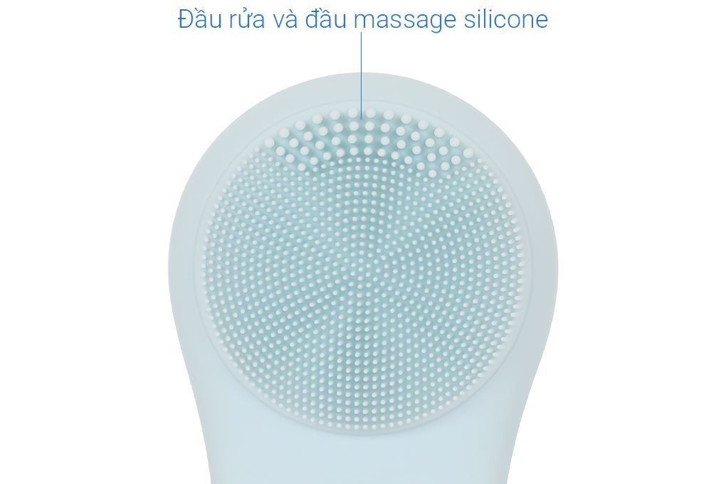 Máy rửa mặt và massage Halio 5 in 1 Ice Blue Màu Xanh Dương