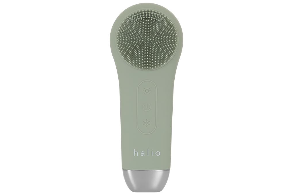 Máy rửa mặt và massage Halio 5 in 1 Sage Green Màu Xanh lá