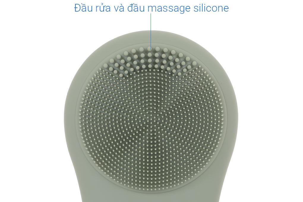 Máy rửa mặt và massage Halio 5 in 1 Sage Green Màu Xanh lá