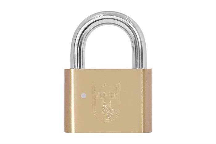 Ổ khóa bấm đồng 60 mm Việt-Tiệp 01601 Màu Vàng đồng