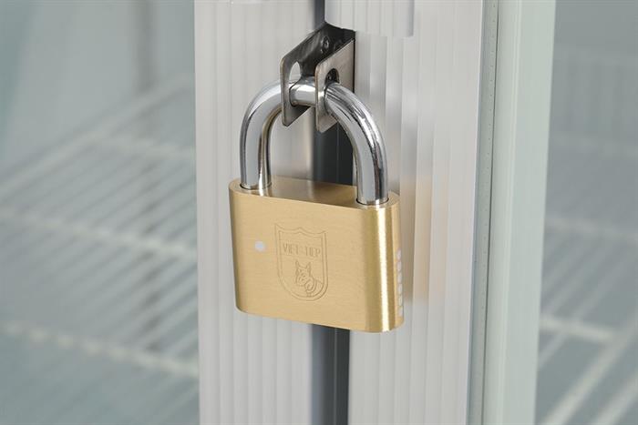 Ổ khóa bấm đồng 60 mm Việt-Tiệp 01601 Màu Vàng đồng