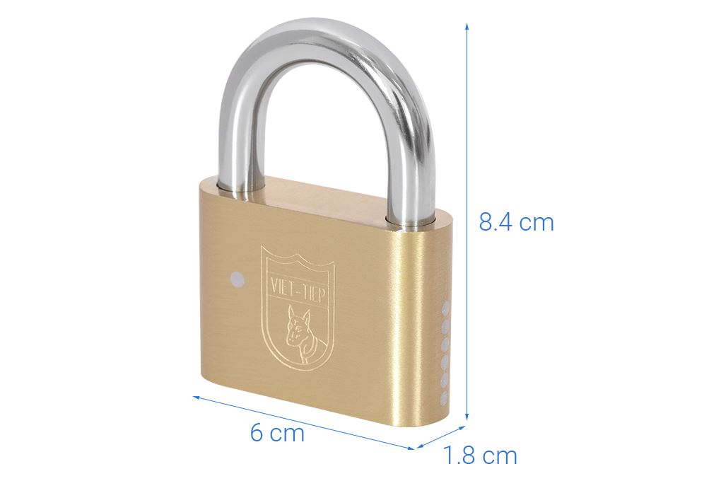 Ổ khóa bấm đồng 60 mm Việt-Tiệp 01601 - 13