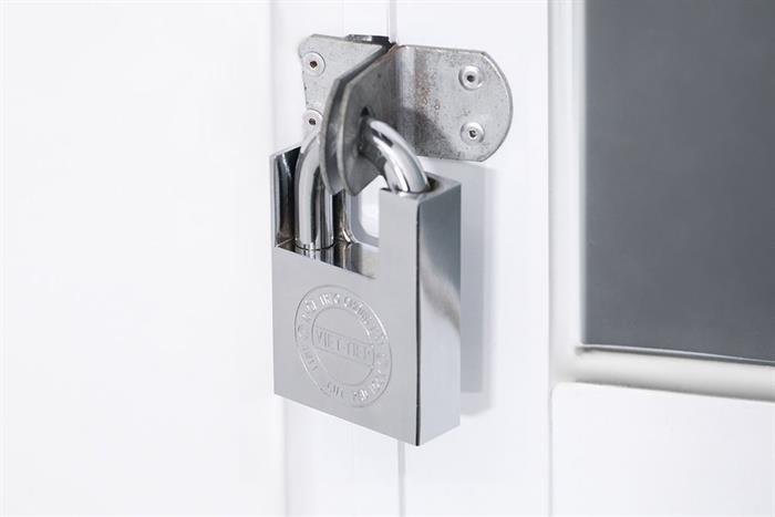 Ổ khóa chống cắt kẽm 60 mm Việt-Tiệp 01602 Màu Bạc