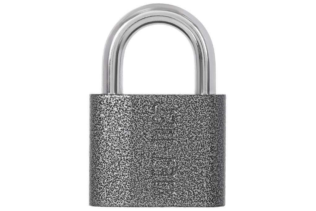 Ổ khóa gang 50 mm Việt-Tiệp 01526 Màu Đen