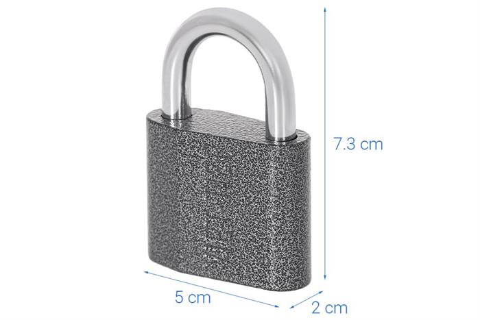 Ổ khóa gang 50 mm Việt-Tiệp 01526 Màu Đen