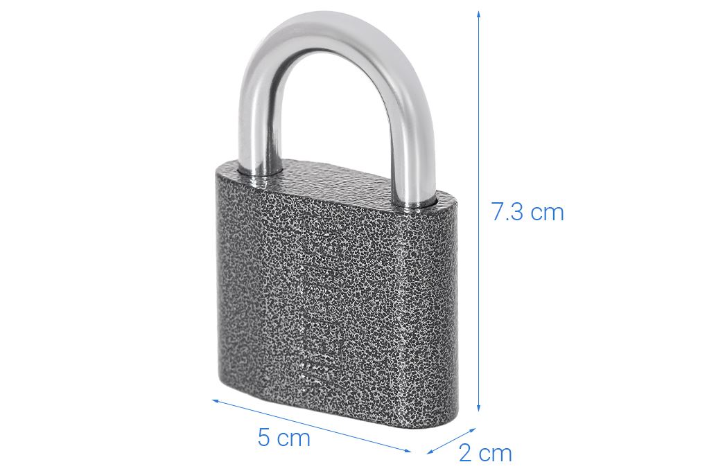Ổ khóa gang 50 mm Việt-Tiệp 01526 Màu Đen