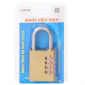 Ổ khóa số xoay đồng 40 mm Việt-Tiệp 13131