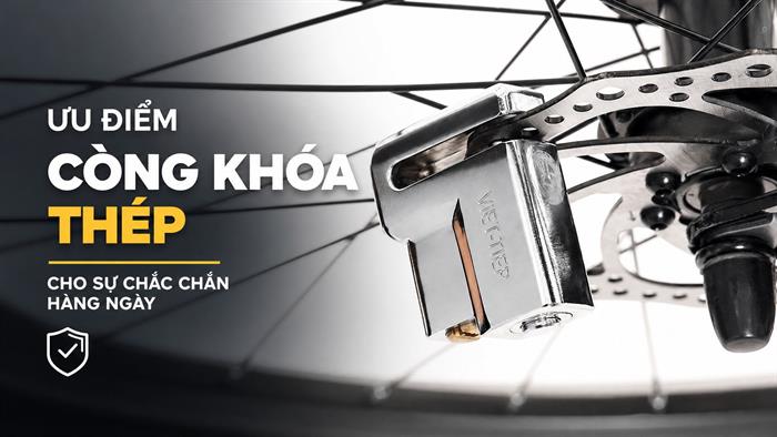 Ổ khóa phanh đĩa kẽm 50 mm Việt-Tiệp 06972 Màu Bạc