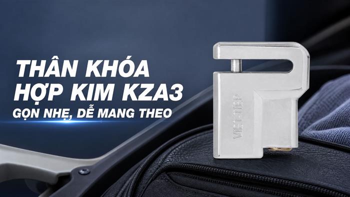 Ổ khóa phanh đĩa kẽm 50 mm Việt-Tiệp 06972 Màu Bạc