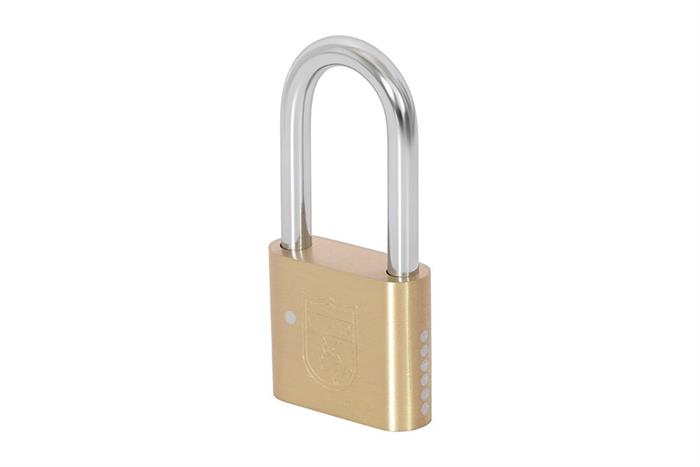 Ổ khóa bấm đồng 48 mm Việt-Tiệp 01524 Màu Vàng đồng
