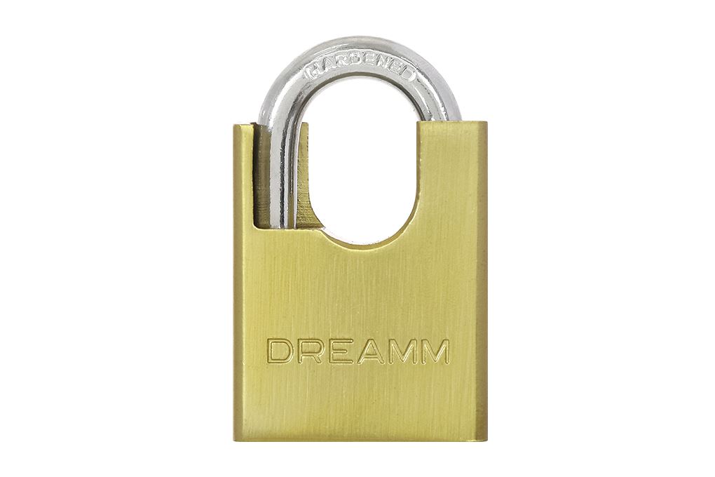 Ổ khóa chống cắt hợp kim kẽm 40 mm Dreamm Màu Vàng đồng