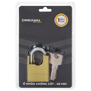 Ổ khóa chống cắt hợp kim kẽm 40 mm Dreamm