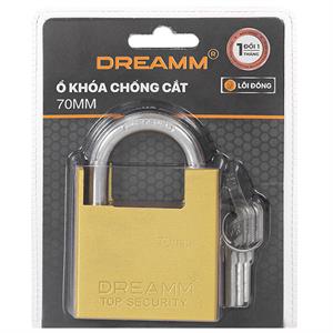 Ổ khóa chống cắt hợp kim kẽm 70 mm Dreamm