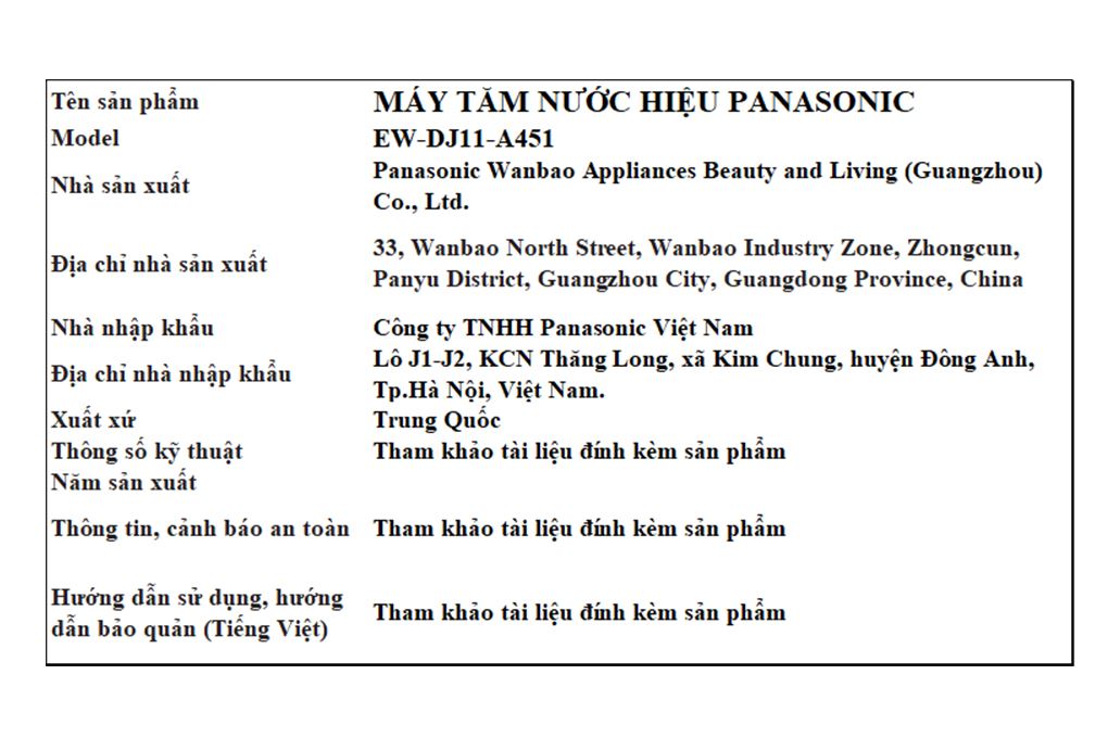 Máy tăm nước cầm tay Panasonic EW-DJ11-A451 - 25
