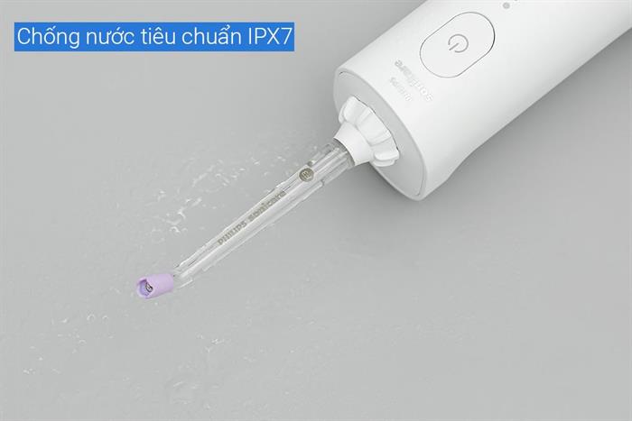 Máy tăm nước cầm tay Philips HX3826/31 Màu Trắng