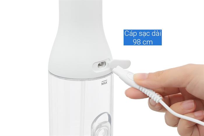 Máy tăm nước cầm tay Philips HX3826/31 Màu Trắng