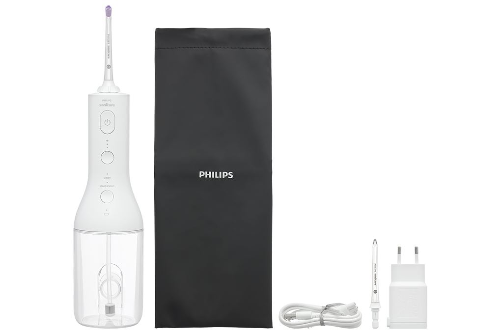 Máy tăm nước cầm tay Philips HX3826/31 Màu Trắng