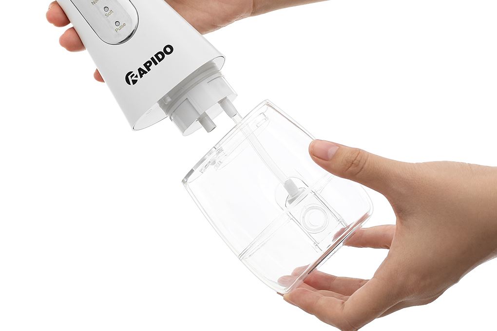 Máy tăm nước cầm tay Rapido RWW-300 Màu Trắng