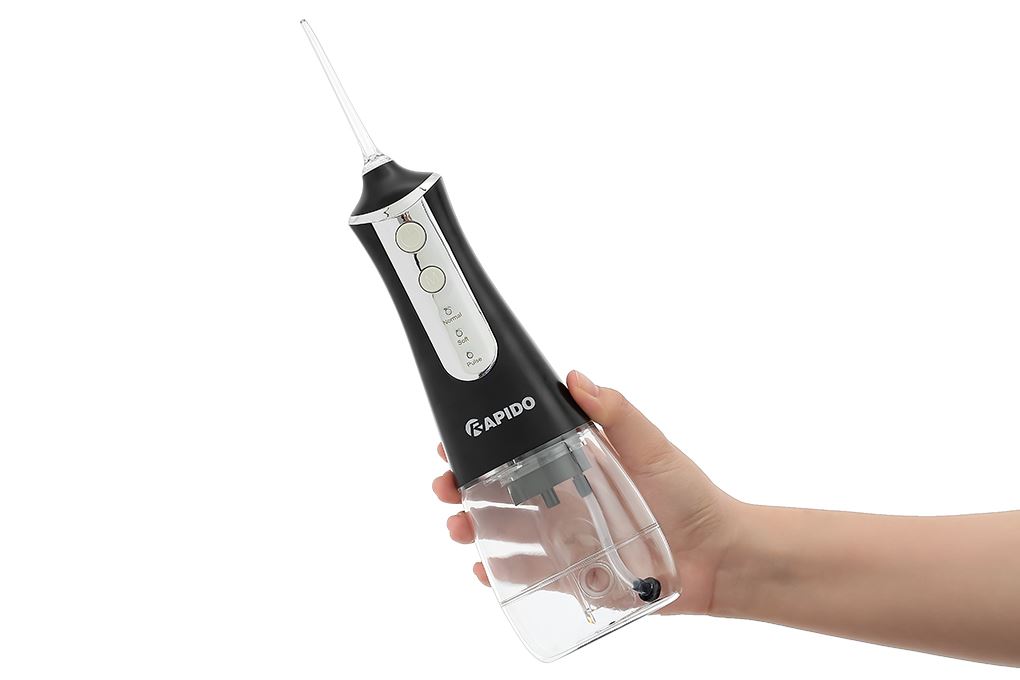 Máy tăm nước cầm tay Rapido RWB-300 Màu Đen