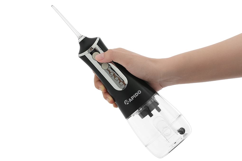 Máy tăm nước cầm tay Rapido RWB-300 Màu Đen