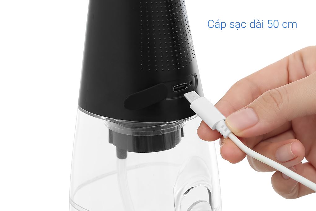 Máy tăm nước cầm tay Rapido RWB-300 Màu Đen