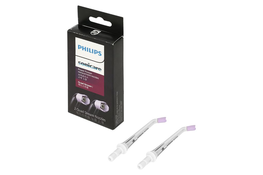 Bộ 2 đầu tăm nước Philips HX3062/00 Màu Trắng