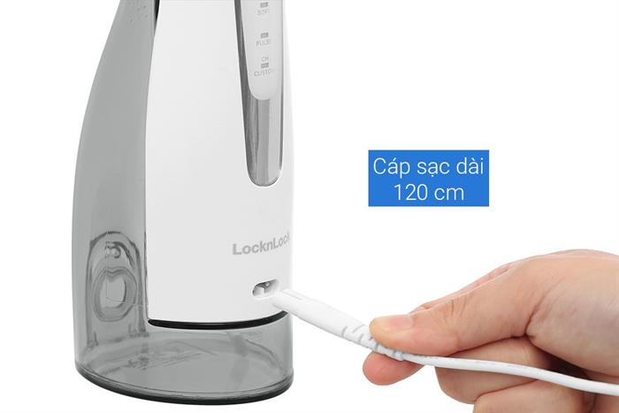 Máy tăm nước cầm tay Lock&Lock ENR166GRY Màu Xám