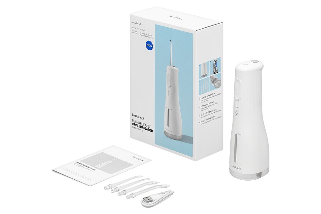 Máy tăm nước cầm tay Lock&Lock ENR154WHT Màu Trắng