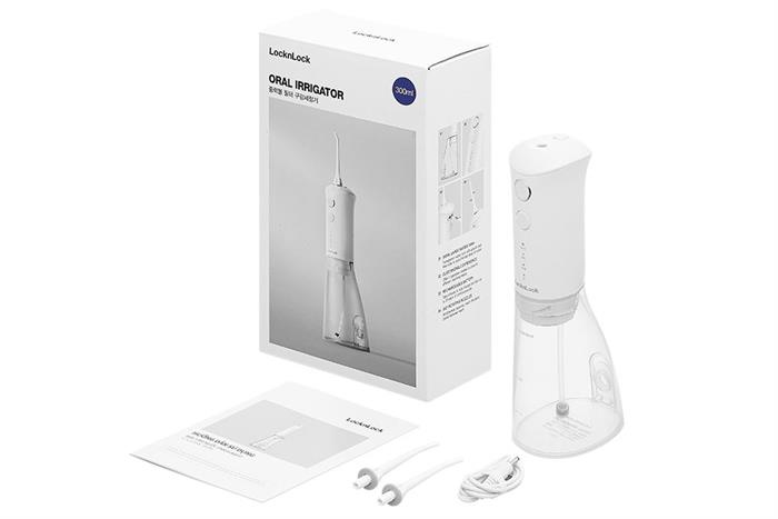 Máy tăm nước cầm tay Lock&Lock ENR164WHT Màu Trắng