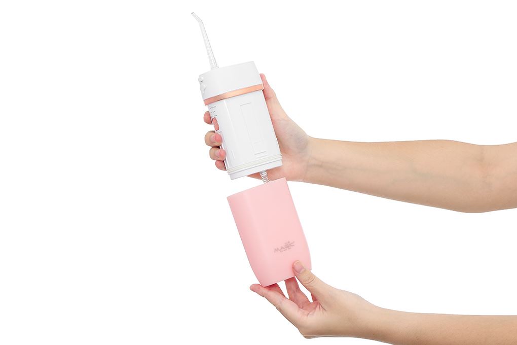 Máy tăm nước cầm tay Magic Eco PRO-83 - Hồng Màu Hồng