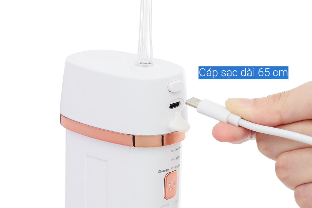 Máy tăm nước cầm tay Magic Eco PRO-83 - Hồng Màu Hồng