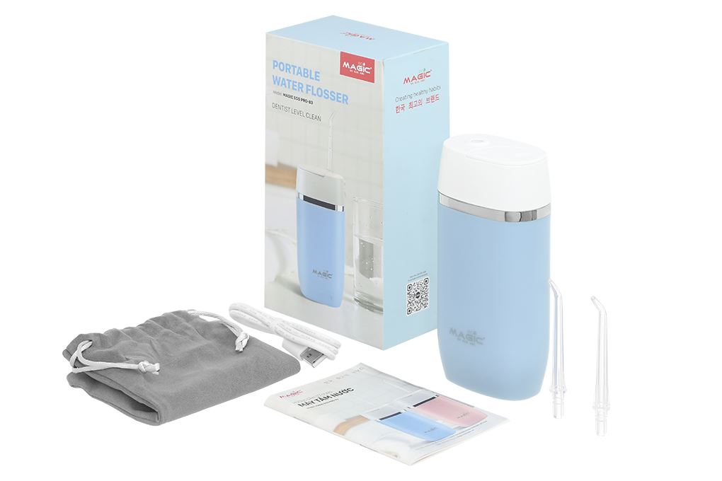 Máy tăm nước cầm tay Magic Eco PRO-83 - Xanh Màu Xanh