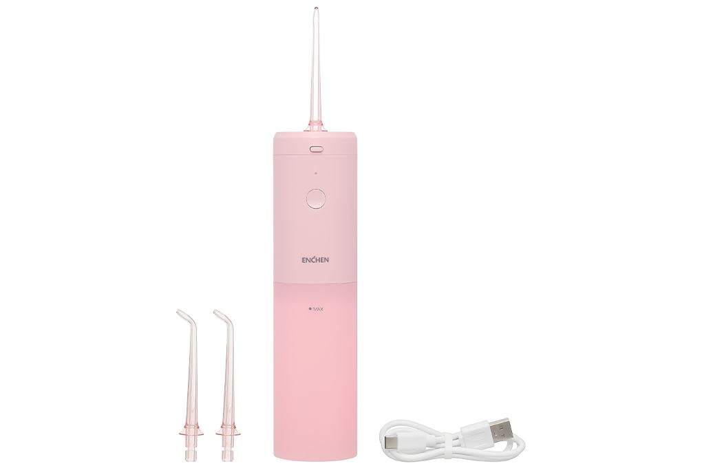 Máy tăm nước cầm tay Enchen Mint 3 - Hồng Màu Hồng