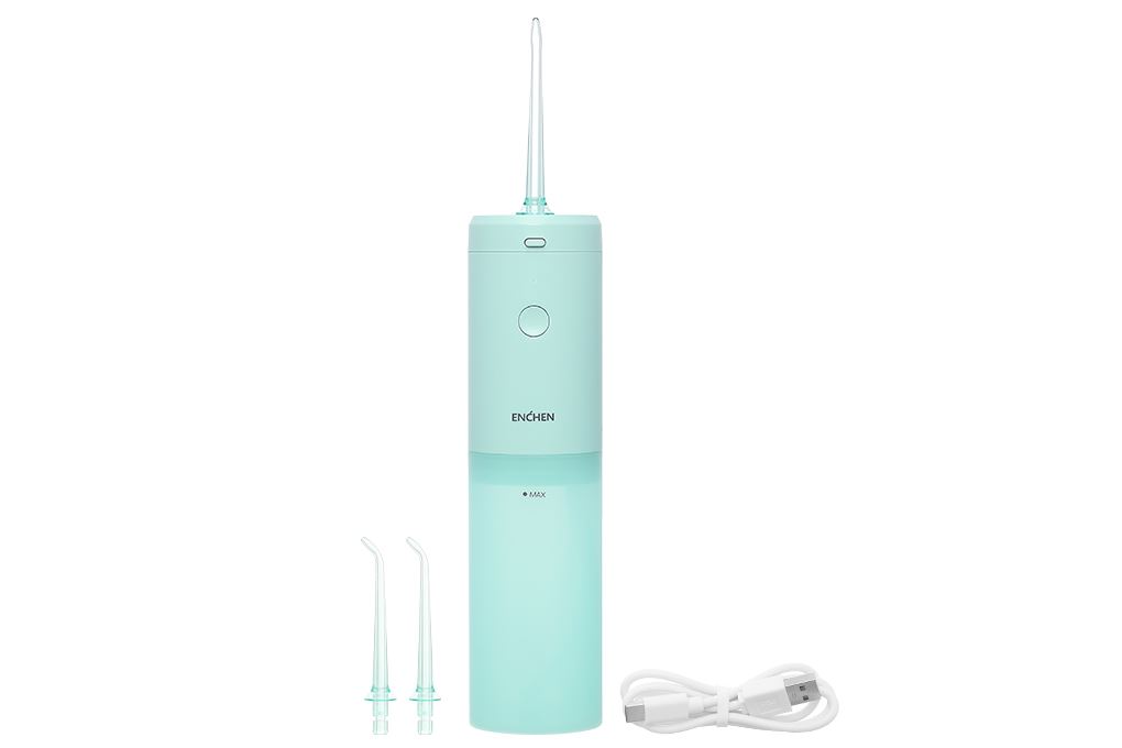 Máy tăm nước cầm tay Enchen Mint 3 - Xanh bạc hà - 12