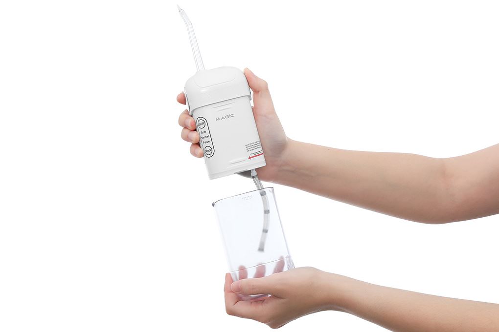 Máy tăm nước cầm tay Magic B-02 Pro Màu Trắng