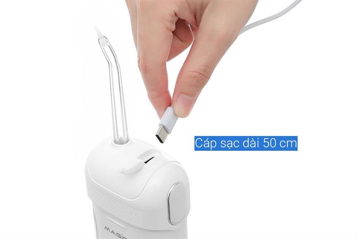 Máy tăm nước cầm tay Magic B-02 Pro Màu Trắng