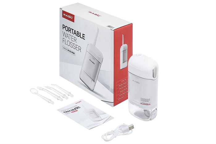 Máy tăm nước cầm tay Magic B-02 Pro Màu Trắng